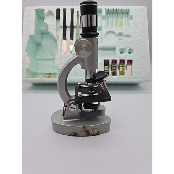 VINTAGE Jason Empire 750 Power Zoom Microscope Set 1971 Made in Japan - Picture 5 of 7